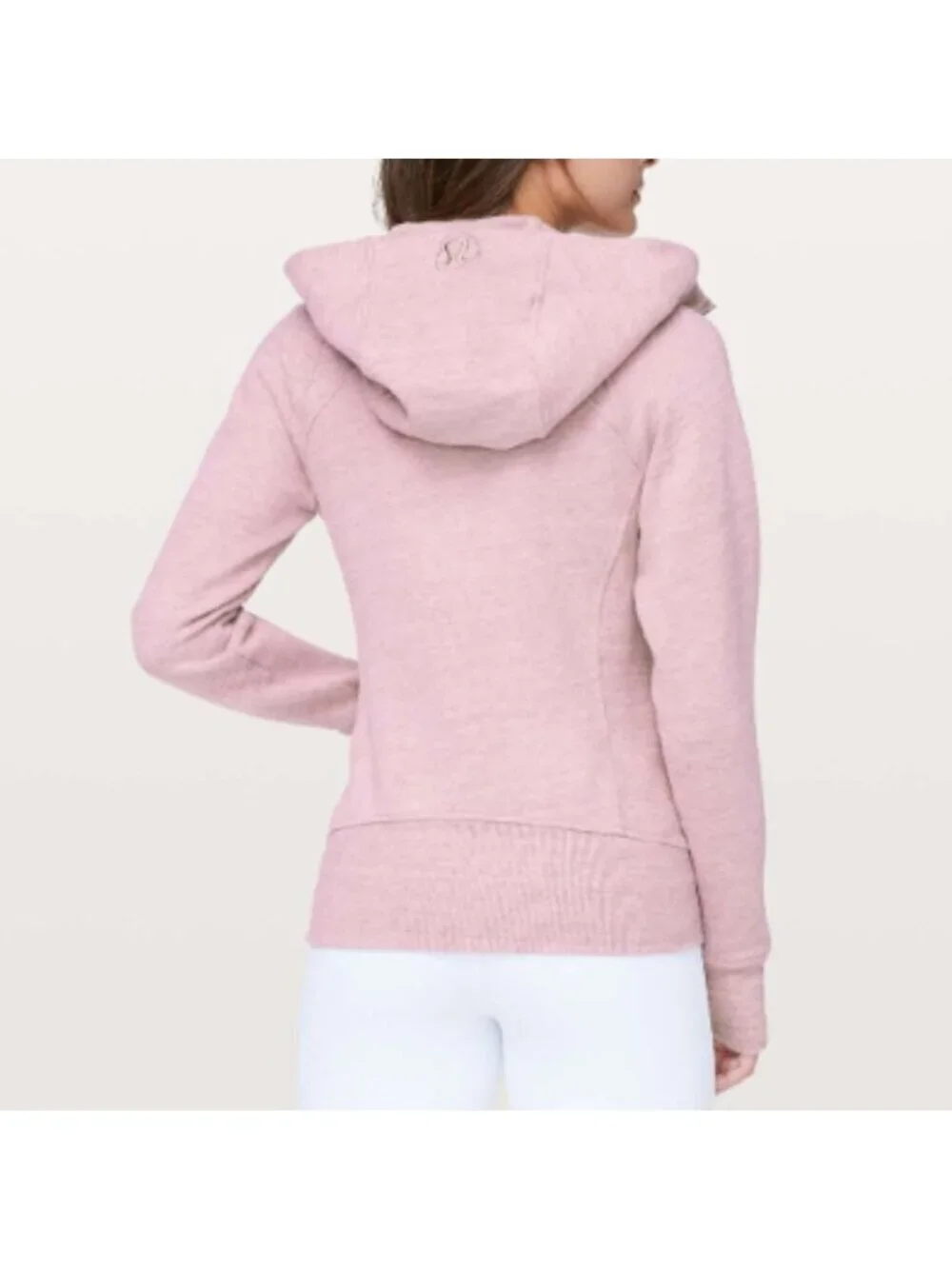 Lululemon Scuba Hoodie Light Cotton Fleece Heathered Space Dyed Vintage Mauve 2